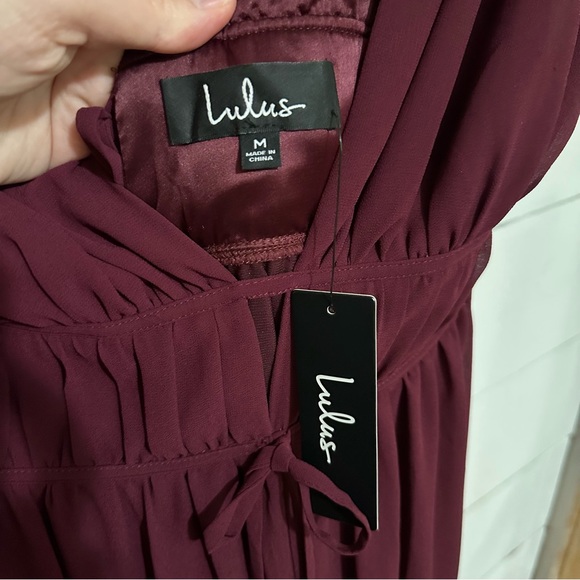 Lulu's Burgundy “I’m All Yours” Dress - Picture 6 of 11